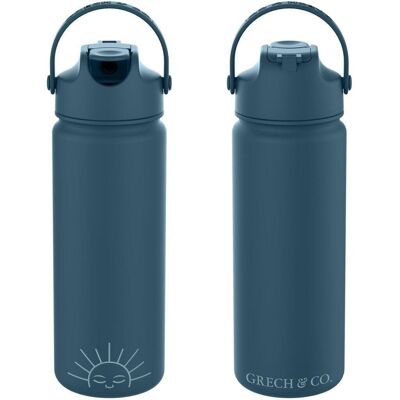 Biss + Schluck | Thermo-Wasserflasche – 18oz | Wüstenblaugrün