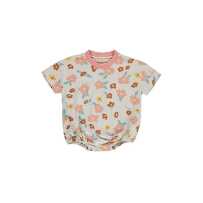 Pelele de burbujas | Camiseta GOTS - Sunset Meadow