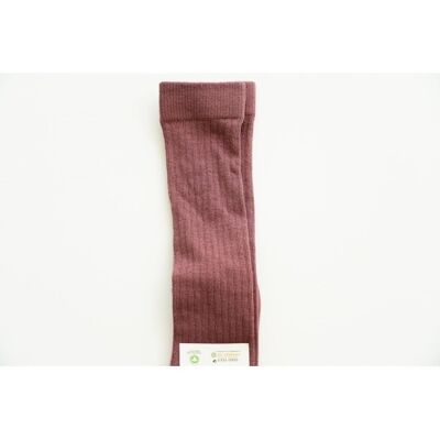 Children's Knee High Socks - Burlwood | Organic Cotton