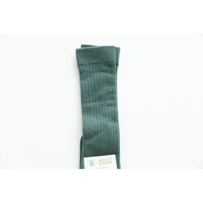 Children's Knee High Socks - Fern | Organic Cotton