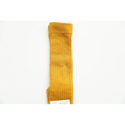Children's Knee High Socks - Golden | Organic Cotton