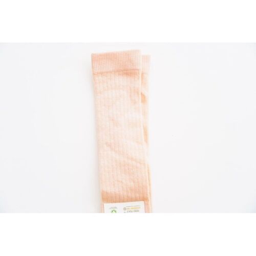 Children's Knee High Socks - Shell | Organic Cotton