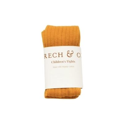 Children's Organic Cotton Tights - Golden