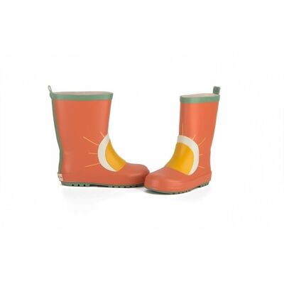Children's Rain Boots - Rust