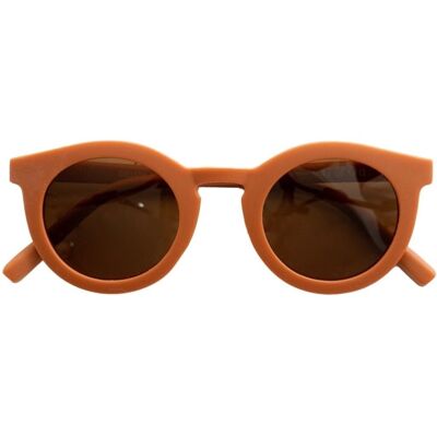 Klassische Sonnenbrille | Erwachsener - Rost | Recycelter Kunststoff | Polarisiert