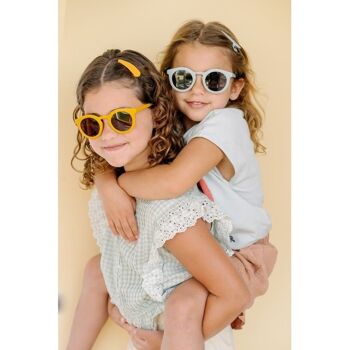 Lunettes de soleil classiques | Enfant - Doré | Plastique recyclé | Polarisé 2