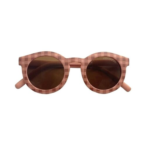 Classic: Bendable & Polarized Sunglasses- Adult - Sunset Gingham