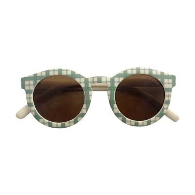 Classic: Bendable & Polarized Sunglasses- Baby - Fern Plaid