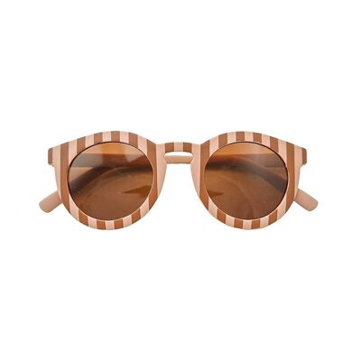 Classico: occhiali da sole pieghevoli e polarizzati - Bambino - Stripes Sunset + Tierra