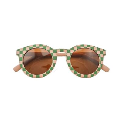 Classic: Bendable & Polarized Sunglasses-Baby - Checks  Sunset  + Orchard