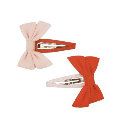 Arco da favola | Fermagli per capelli - Blush Bloom + Cajun Blossom | Set di 2