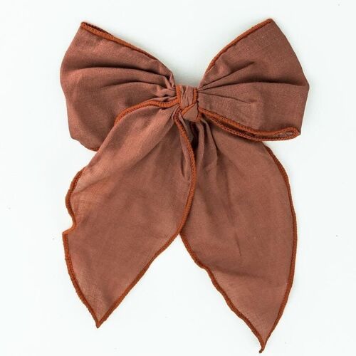 Fable Bow-Large Size - Mallow+Tierra