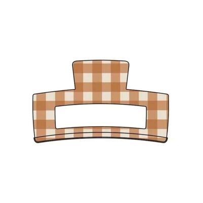 Grande Artiglio | Fermaglio per capelli - Sienna Gingham