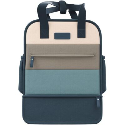 Großer isolierter Rucksack – Desert Teal Ombre