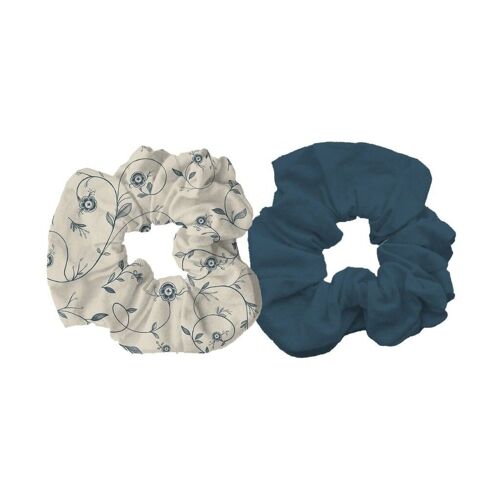 Hair Scrunchies | set of 2 - Scandi Floral