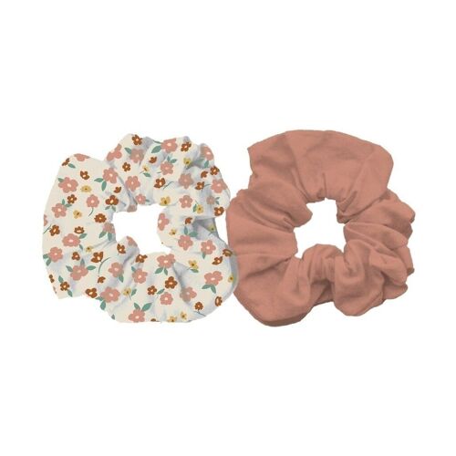 Hair Scrunchies | set of 2 - Sunset Meadow