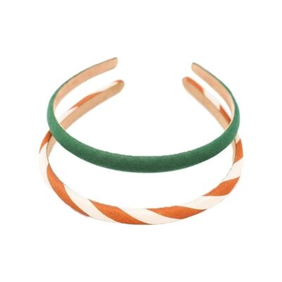 Headbands Set of 2 - Stripes Atlas + Tierra