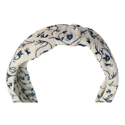 Knotted | Fabric Covered Headband - Scandi Floral