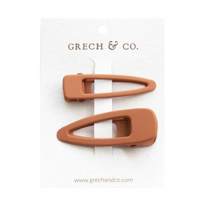 Matte Clips Ensemble de 2 - Rouille