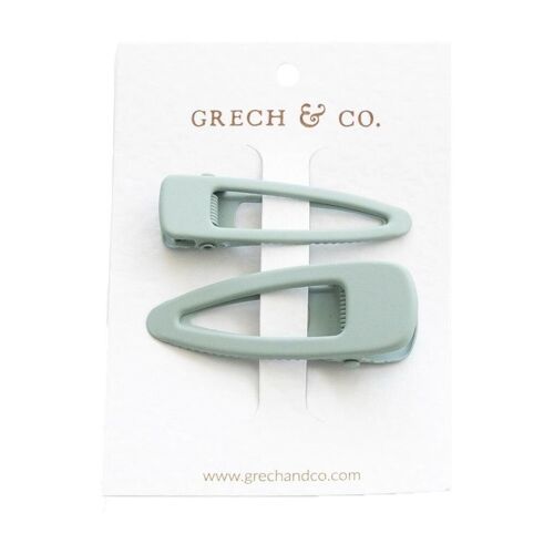 Matte Clips | Hair Clips - Light Blue | Set of 2