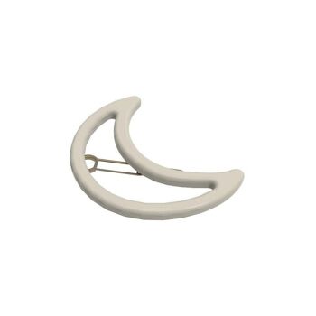 Lune | Barrette à Cheveux - Blanc Crémeux