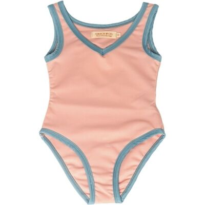 Cuore aperto One Piece | Costume da bagno UPF 50+ riciclato - Blush Bloom