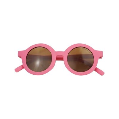 Original rund | Biegbare und polarisierte Sonnenbrille – Bubble Gum