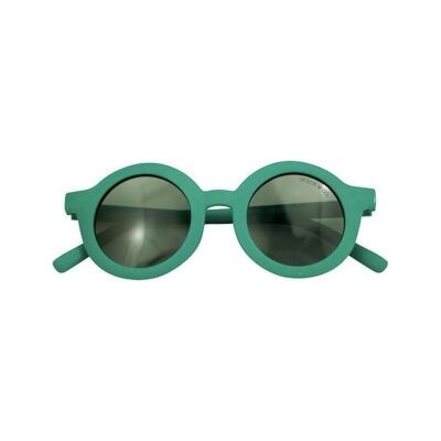 Original rund | Biegbare und polarisierte Sonnenbrille – Smaragd