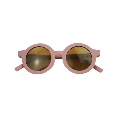 Original Round | Bendable & Polarized Sunglasses - Mauve Rose