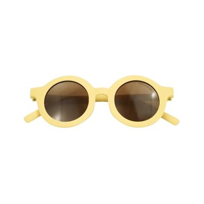 Original rund | Biegbare und polarisierte Sonnenbrille – Mellow Yellow