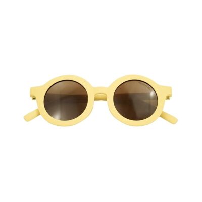 Ronde originale | Lunettes de soleil pliables et polarisées - Mellow Yellow