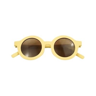 Ronde originale | Lunettes de soleil pliables et polarisées - Mellow Yellow