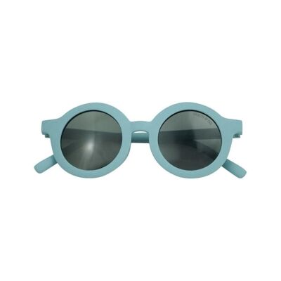 Original rund | Biegbare und polarisierte Sonnenbrille – Himmelblau