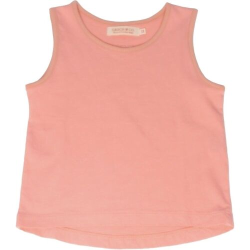 Oversized Tank Top | GOTS - Blush Bloom + Coral Rouge