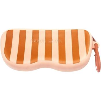 Étui à lunettes de soleil motif - Stripes Sunset + Tierra