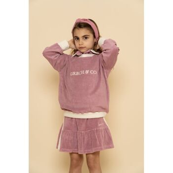 Jouer à la jupe-short | GOTS - Rose mauve 4