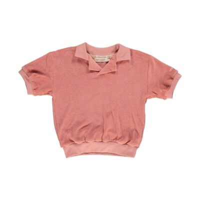 Retro Collared Shirt | GOTS Terry - Sunset