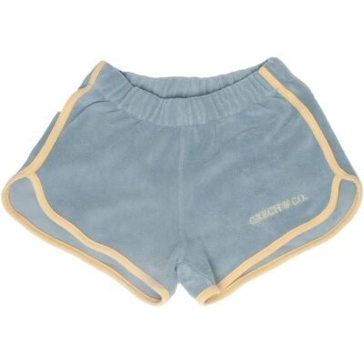 Pantalones cortos retros | GOTS - Azul cielo