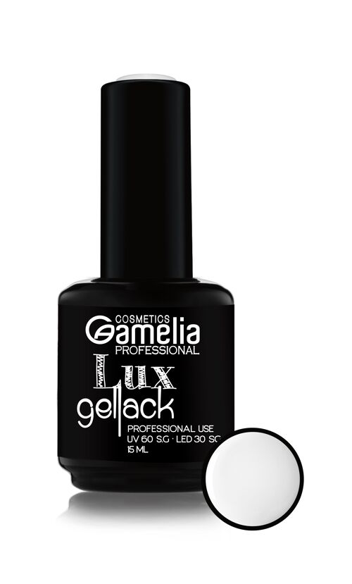 Amelia esmatle de uñas gel Lux Gellack 15 ml french white