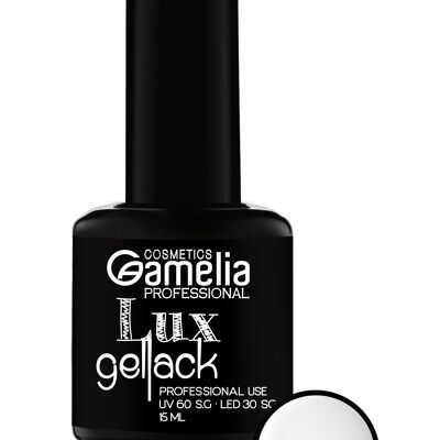 Amelia gel à ongles vernis Lux Gellack 15 ml français blanc