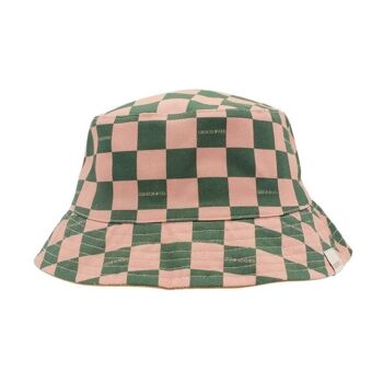 Chapeau Bob Réversible - Checks Sunset + Orchard 2