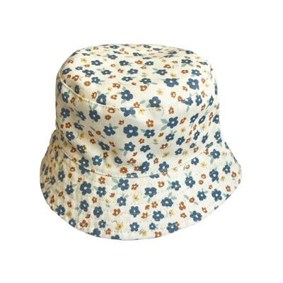 Cappello da pescatore reversibile | UPF 50+ GOTS - Prato + Sienna Gingham