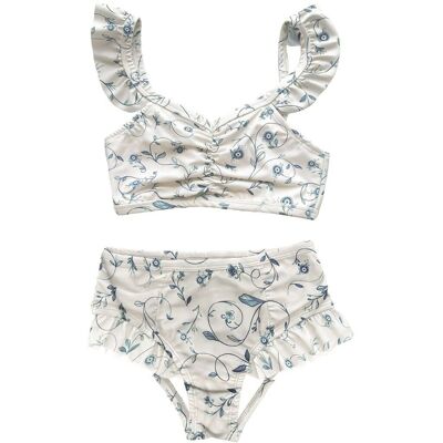 Ruffle Bikini | UPF 50+ Recycled - Scandi Floral