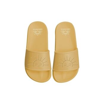 Sandale à glissière | Solid Sun - Sarrasin 1