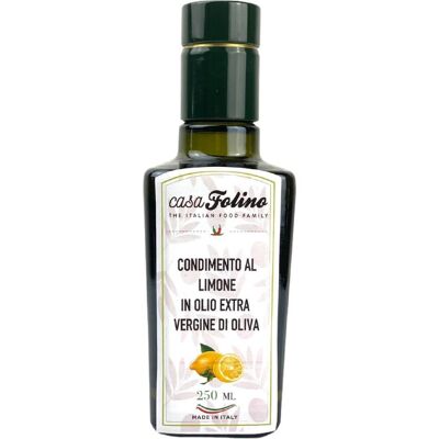 Condimento a base de Aceite Extra Virgen de Oliva aromatizado al Limone 0,25 lt