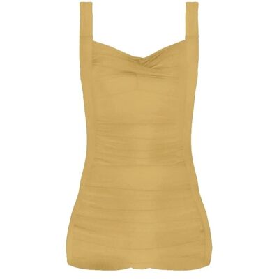 Sofia Swimsuit | UPF 50+ Recycled | Adult - Buckwheat
