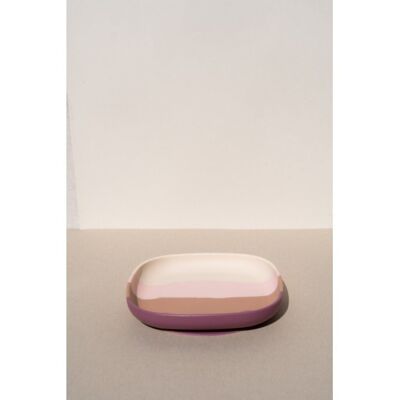 Placa de succión de silicona | Colección Color Splash - Malva Rosa Ombre