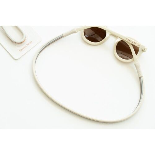 Sunglasses Strap - Stone + Light Blue + Buff