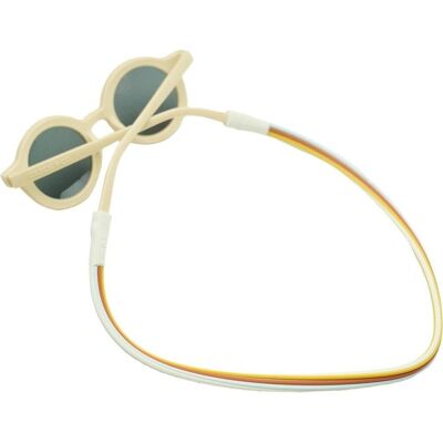 Sunglasses Straps - Golden + Rust + Light Blue