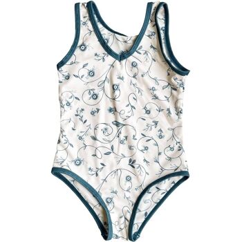 Maillot de bain une pièce SweetHeart| UPF 50+ Recyclé - Scandi Floral 1